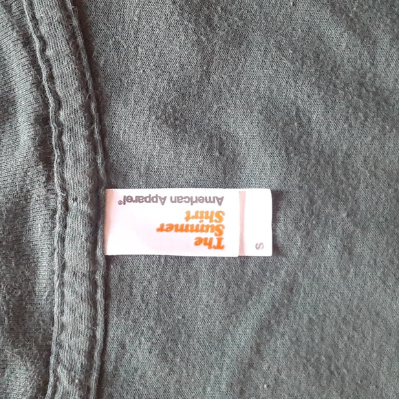 Vintage American Apparel Dark Green T-Shirt - Picture 2 of 6